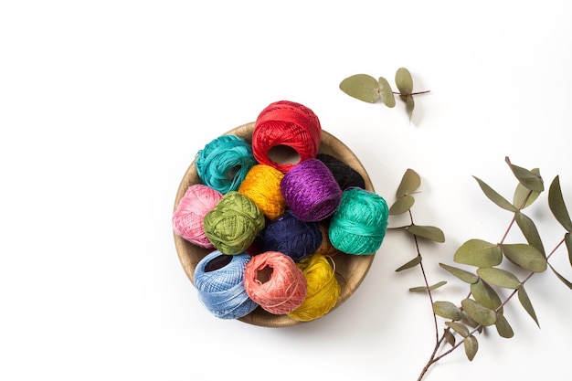 zestaw nici i tamborek